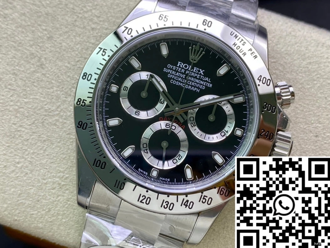 Steel Clean Daytona Stainless 116520 Cosmograph Factory Bezel Rolex 0120